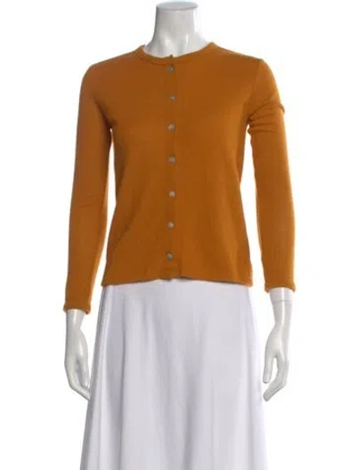 Pre-owned Donni Crew Neck Sweater In Orange