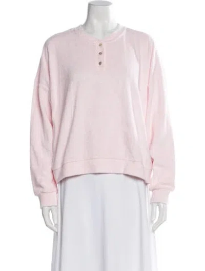 Pre-owned Donni Crew Neck Sweater In Pink
