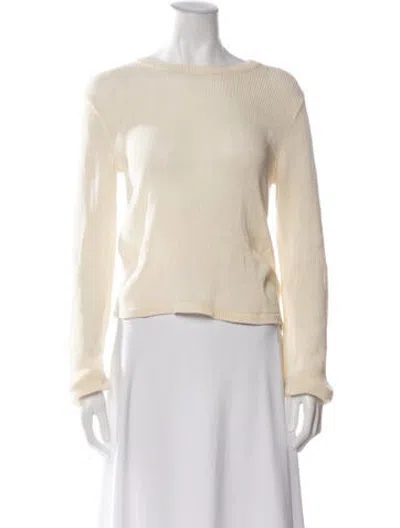Pre-owned Donni Crew Neck Sweater W/ Tags In Neutrals