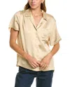 Donni .  Silky Shirt In Brown