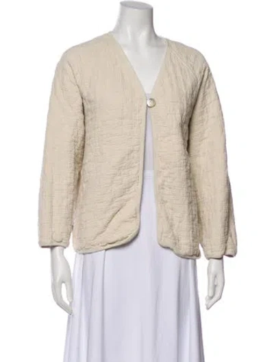 Pre-owned Donni Evening Jacket In Neutral