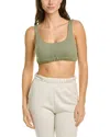 Donni . Fleece Sporty Bra In Green