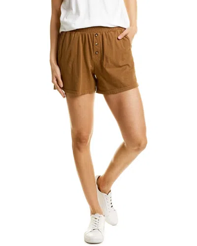 Donni . Henley Short In Brown