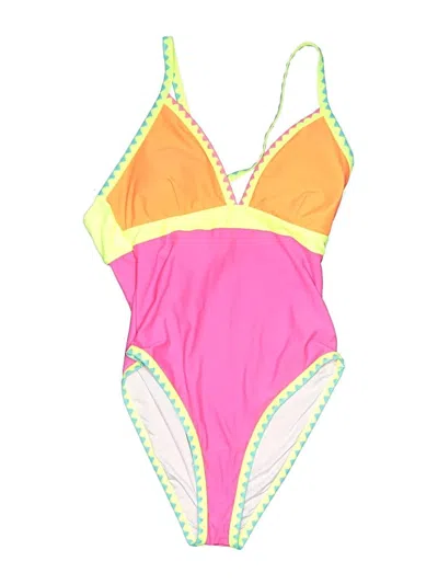 Pre-owned Donni One Piece Swimsuit In Pink