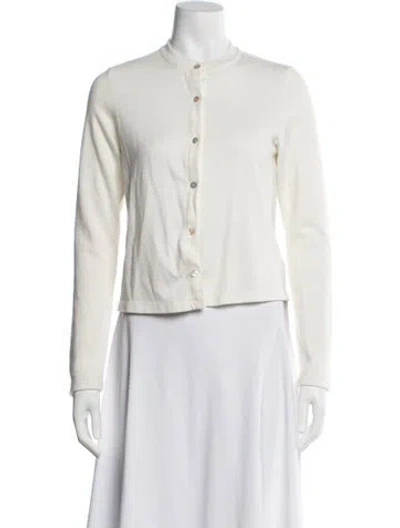 Pre-owned Donni Open Front Sweater In Neutrals