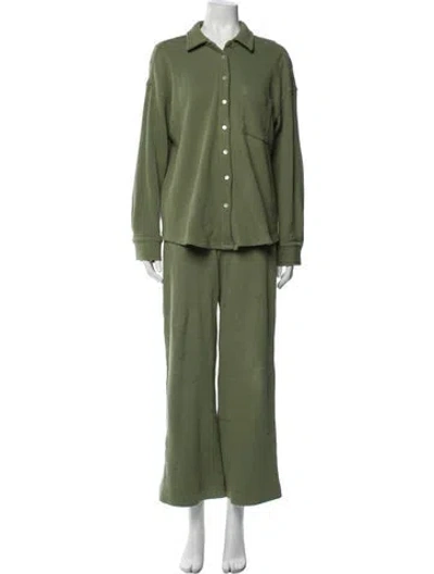 Pre-owned Donni Pant Set In Green