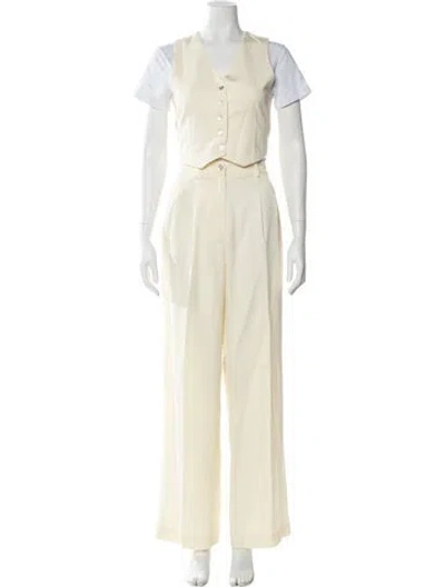 Pre-owned Donni Pant Set In Yellow