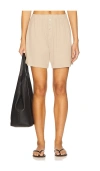 Donni Pointelle Boxer Short In Neutral