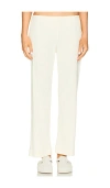 Donni Ribbed Pants In Cream