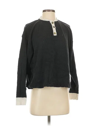 Pre-owned Donni Pullover Sweater In Black