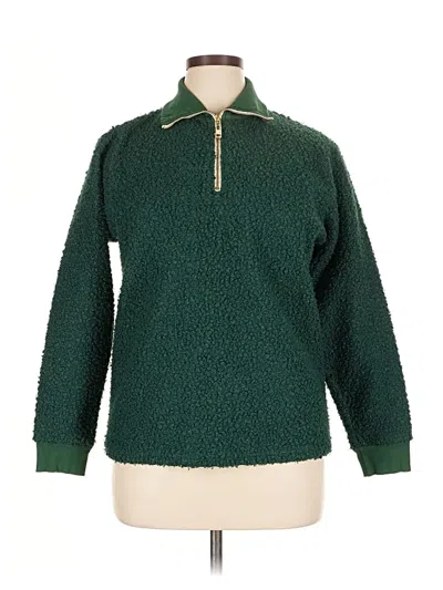 Pre-owned Donni Pullover Sweater In Green