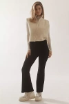 Donni Rib Kick-flare Pants In Black