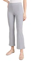 Donni Rib Kick Flare Trousers Heather Grey Xxl In Heather Grey