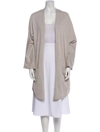 Pre-owned Donni Striped Jacket In Gray