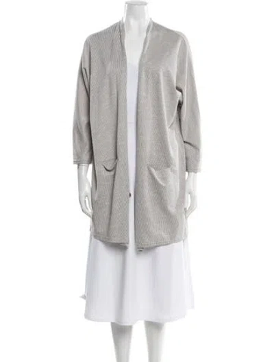 Pre-owned Donni Striped Jacket In Neutral