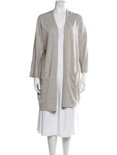Pre-owned Donni Striped Sweater In Neutrals