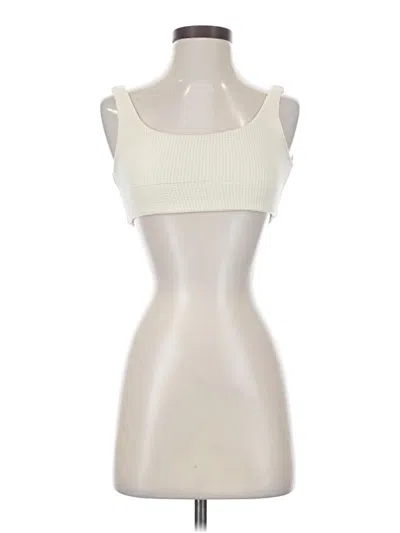 Pre-owned Donni Tank Top Ivory Strapless Neckline Tops
