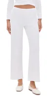 Donni The Baby Rib Scallop Pants Powder In Powder