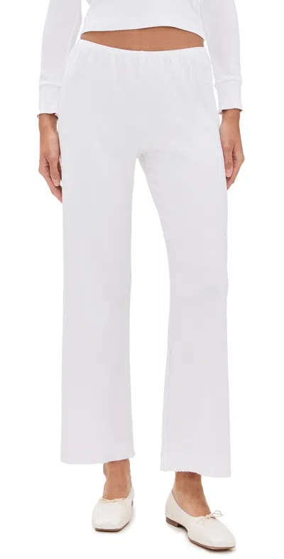 Donni The Baby Rib Scallop Pants Powder