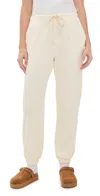 Donni The Eco Terry Sweatpants Creme In Creme