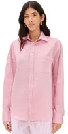Donni The Oxford Shirt Bell Pepper In Bell Pepper