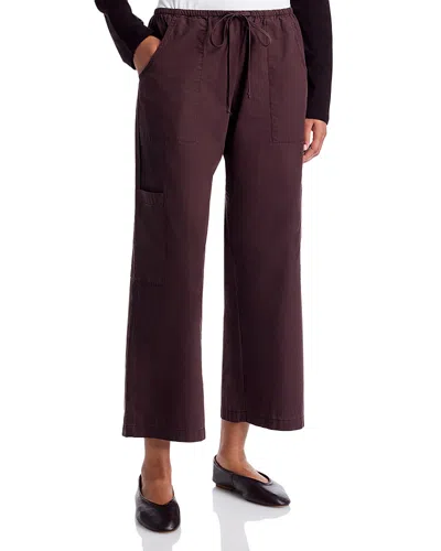 Donni The Pop Drawstring Cargo Pants In Brown