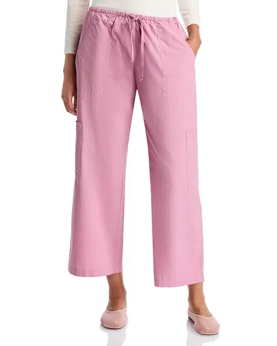 Donni The Pop Drawstring Cargo Pants In Pink