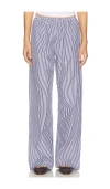 Donni The Pop Simple Pant In Navy