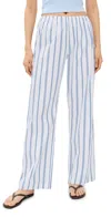 Donni The Pop Simple Pants Cornflower In Cornflower
