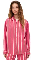 Donni The Pop Shirt In Red
