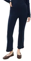 Donni The Rib Kick Flare Pants Navy In Navy