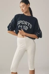 Donni The Rib Pedal Pusher Pants In White