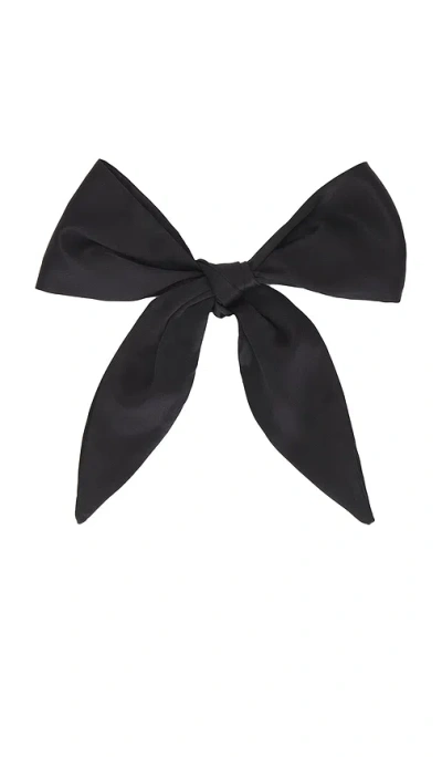 Donni The Silk Bow In Black