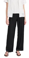 Donni The Silky Simple Pant In Jet