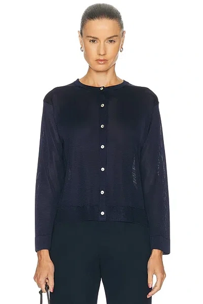 Donni The Slinky Cardigan In Blue
