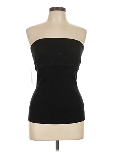 Pre-owned Donni Tube Top Black Strapless Neckline Tops