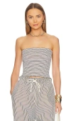 Donni Tube Top In Grey