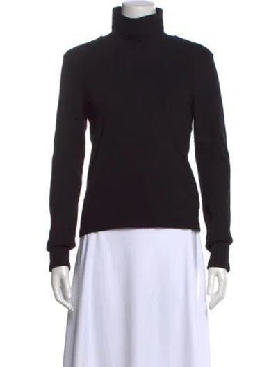 Pre-owned Donni Turtleneck Sweater In Black