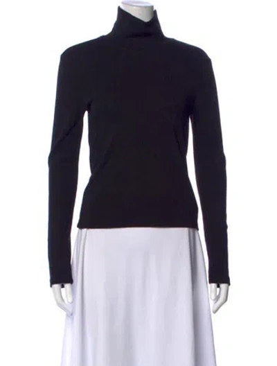 Pre-owned Donni Turtleneck Sweater In Black