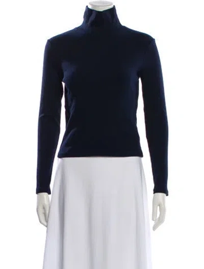 Pre-owned Donni Turtleneck Sweater In Blue