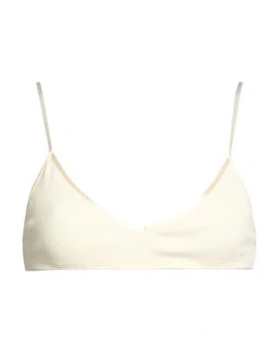 Donni . Woman Top Cream Size Xs Cotton, Modal, Elastane In White