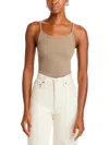 Donni Womens R Cotton Tank Top In Grey