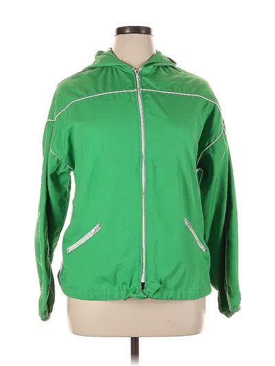 Pre-owned Donnkenny Classics Windbreaker Jacket In Green