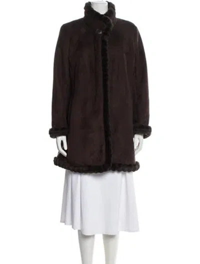 Pre-owned Donnybrook Coat In Brown