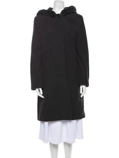 Pre-owned Donnybrook Coat In Gray