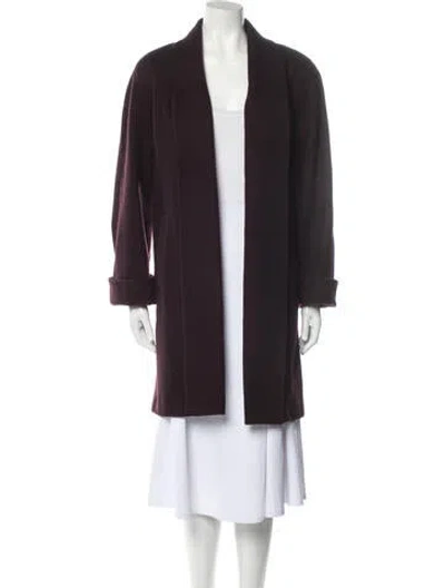 Pre-owned Donnybrook Coat In Purple