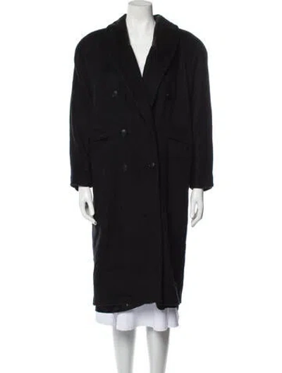 Pre-owned Donnybrook Faux Fur Coat In Black