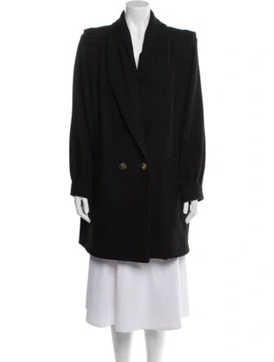 Pre-owned Donnybrook Peacoat In Black