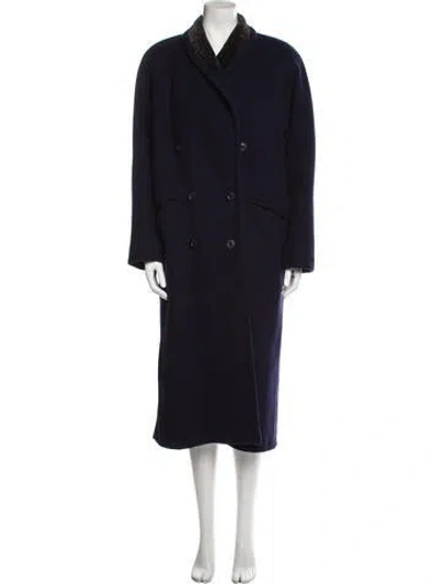 Pre-owned Donnybrook Peacoat In Blue