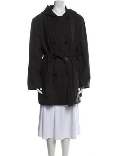 Pre-owned Donnybrook Peacoat In Gray